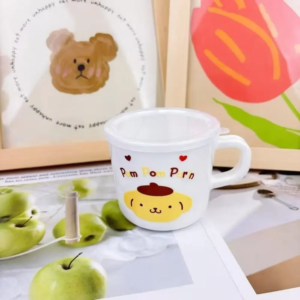 #6332 Hello Kitty & Friends - Pompompurin 5D Melamine Small Cup with lid